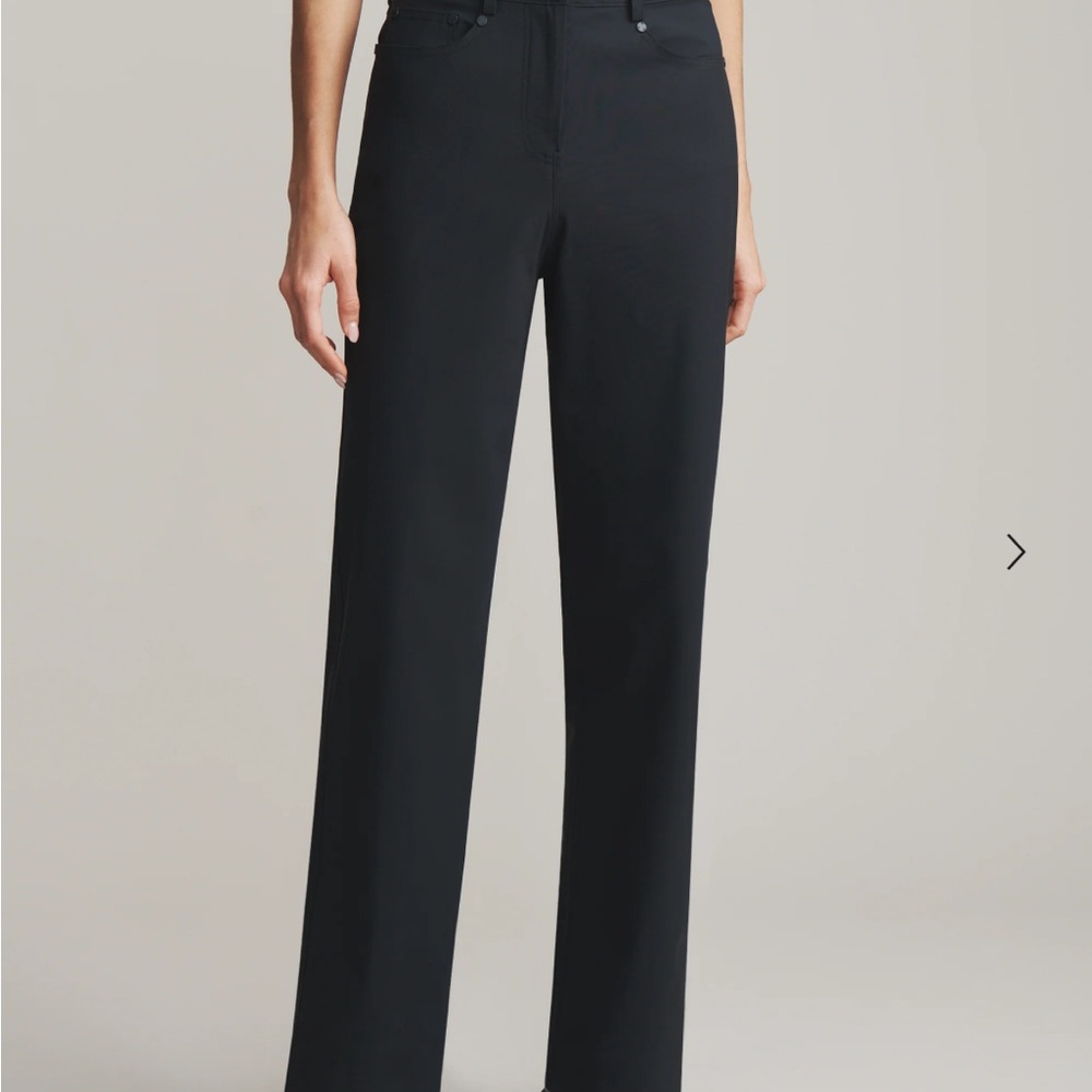 RHONE Black Straight Leg Pants
